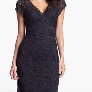 Elegant Black Lace Dress